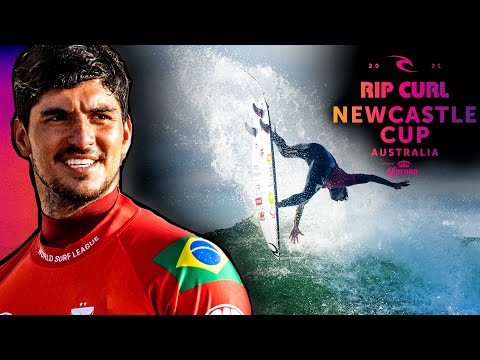 Gabriel Medina's Insane Backhand Reverse Gets Him The W Over Connor O'Leary | Rip Curl Newcastle Cup