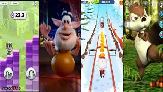 My Talking Tom gold run Talking Booba Talking Squirrel James
