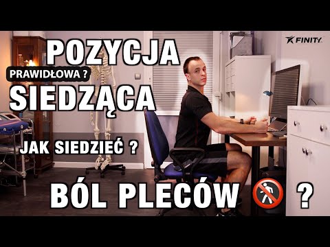 Prawidłowa pozycja siedząca 🚷 Ergonomia pracy❗️Jak siedzieć aby nie mieć bólu pleców? kręgosłupa?