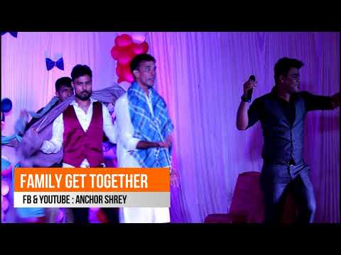 Shrey Anchor Shrey | ANCHOR SHOWREEL - Hosted crazy family gettogether function, Shrey