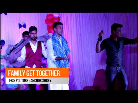 Anchor Shrey | ANCHOR SHOWREEL - Hosted crazy family gettogether function, Shrey