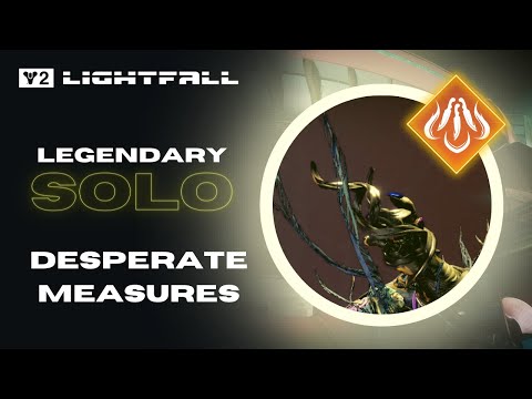 Destiny 2 Lightfall Campaign - Solo Legendary Mission 8 "Desperate Measures" - Solar/Strand Hunter