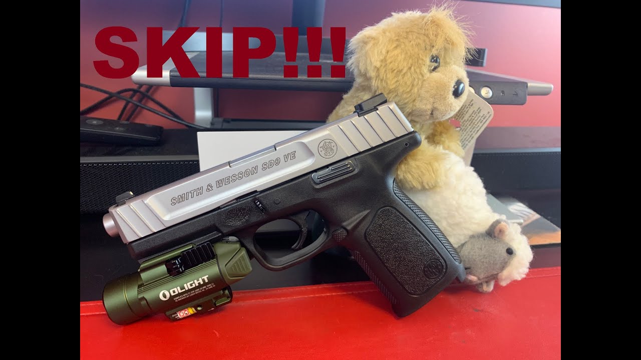 Smith and Wesson SD9VE  initial impressions