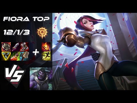 TOP Fiora vs Dr. Mundo - NA Challenger Patch 25.24