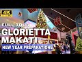 Glorietta Makati New Year Preparations For 2026 Full Walking Tour In 4K UHD