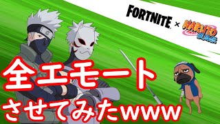 【先生】かかしに全エモート踊らせたらイケメンすぎたｗｗｗ【フォートナイト/Vtuber】