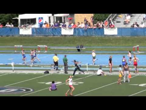 2011 Illinois Class A state track girls 4X400m relay preliminary heat 4