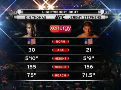 Din Thomas vs Jeremy Stephens full fight