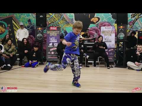 Ice Ice AJ Vs Kazmattazz - Youth Top 16 - Midwest Open 2023 - Breaking For Gold USA - BNC