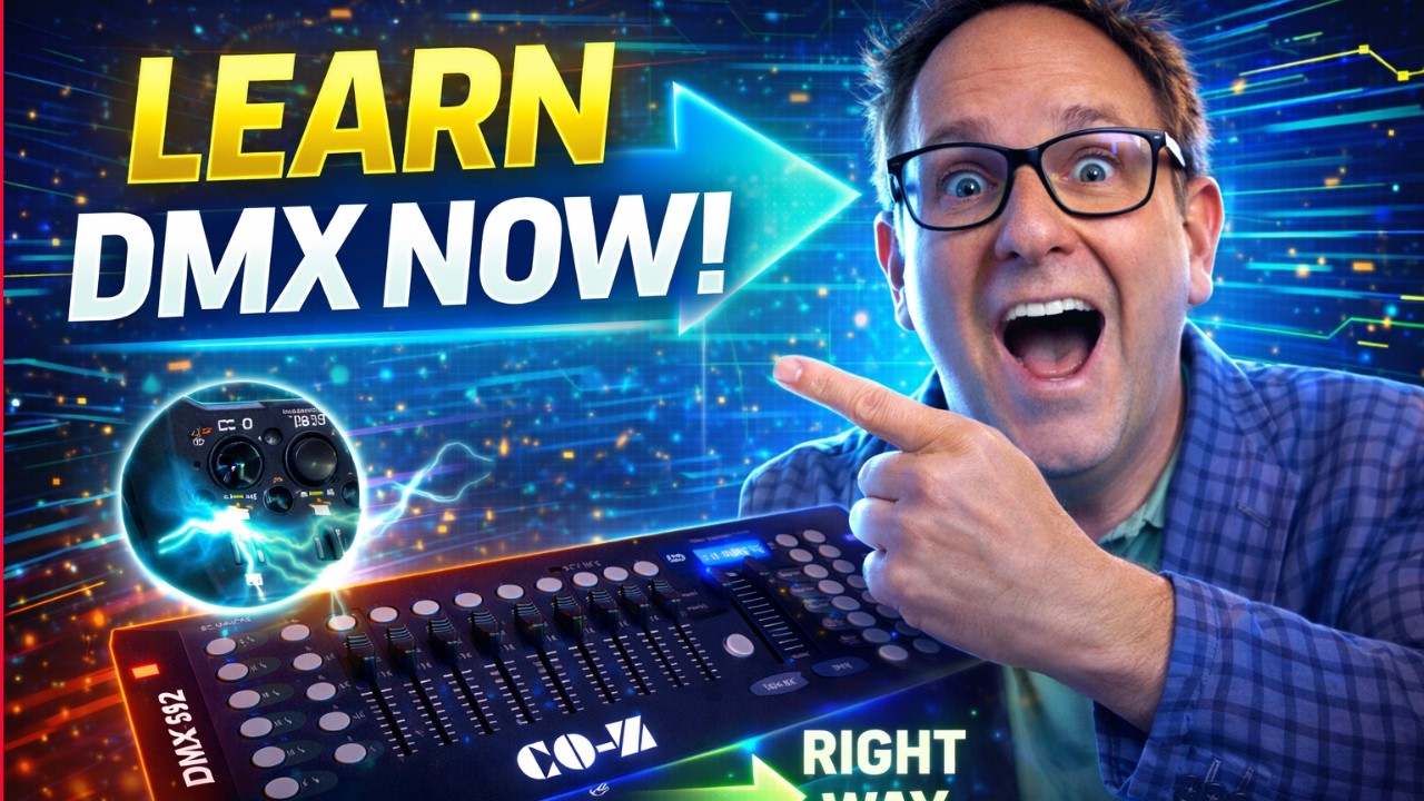DMX 192 Chanel Controller for Beginners – Step-by-Step Guide 🎛️💡