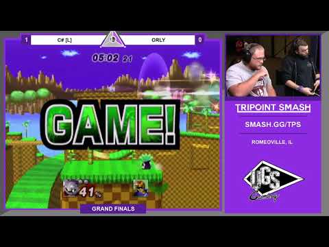 C# (Meta Knight) vs ORLY (Falcon) - Tripoint Smash #18 PM Grand Finals
