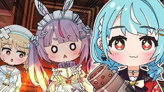 【手描き】褒め上手の兎咲さんを特に理由のない爆炎が襲う【ぶいすぽっ!/小雀とと/兎咲ミミ/白波らむね】【マンガ動画/アニメ/VTuber】