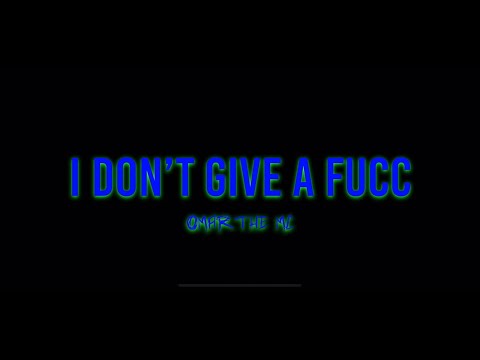OmarTheMc - I Don't Give A Fucc (Official Music Video) Directed By Ghosts