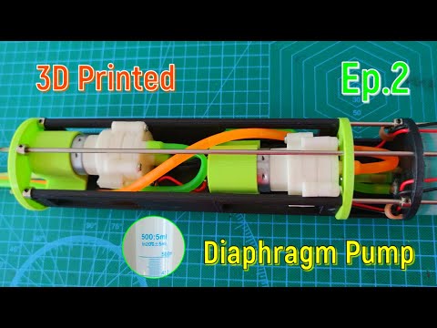 RC Submarine Ballast Tank 500ml + Dual Diaphragm Pump Ep.2
