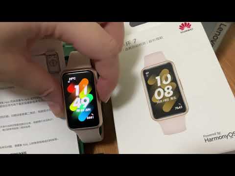 Huawei band 7 - Unboxing & Watch Setting