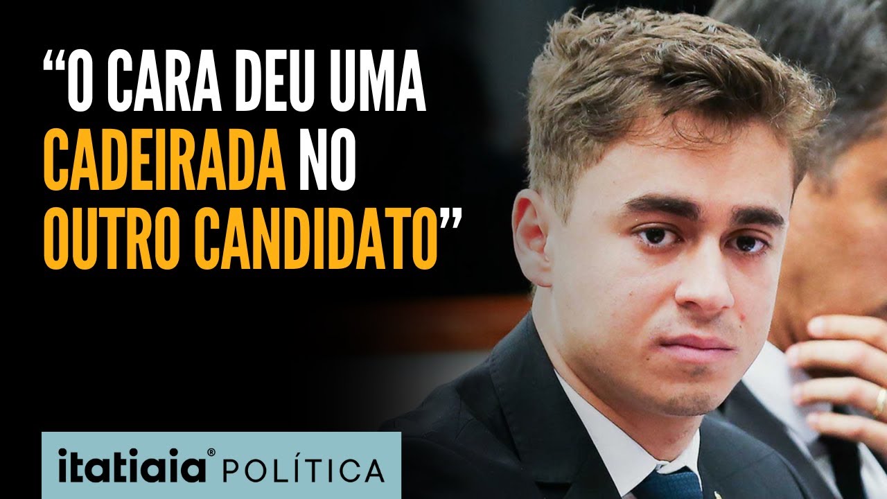 NIKOLAS FERREIRA SE SOLIDARIZA COM PABLO MARÇAL APÓS EPISÓDIO DE CADEIRADA DE DATENA EM DEBATE