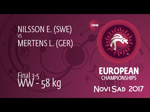 BRONZE WW - 58 kg: L. MERTENS (GER) df. E. NILSSON (SWE), 3-3