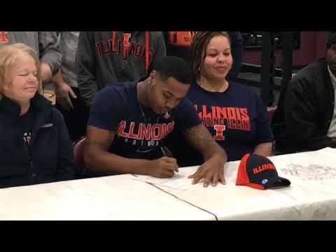 Peoria High’s Coran Taylor signs with Illinois