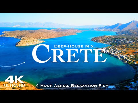[4K] CRETE 🇬🇷 Kreta 2026 Creta | 4 HOUR Drone Aerial Greece Κρήτη Ελλάδα