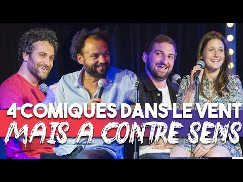 EP 12 - Fabrice Eboué, Benjamin Tranié, Rosa Bursztein, Seb Mellia - 4 Comiques dans le vent...
