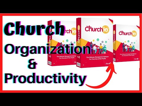 Organização da Igreja ⚠️ Software de gerenciamento de igreja ⚠️ Revisão e demonstração do Churchio
