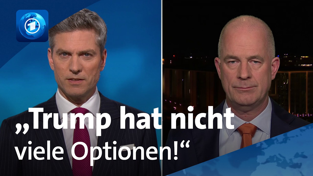 Trump droht mit Auslöschung ganzer Zivilisation im Iran I tagesthemen Interview