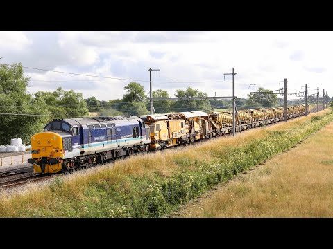 DRS 37425 through Shrivenham 02/08/2021