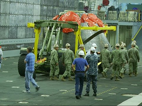 Raw: Navy Returns NASA's Orion After Test Flight