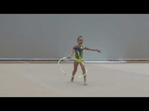 Emīlija Lebedeva hoop  Ogres pils atklātais kauss mākslas vingrošanā 2022