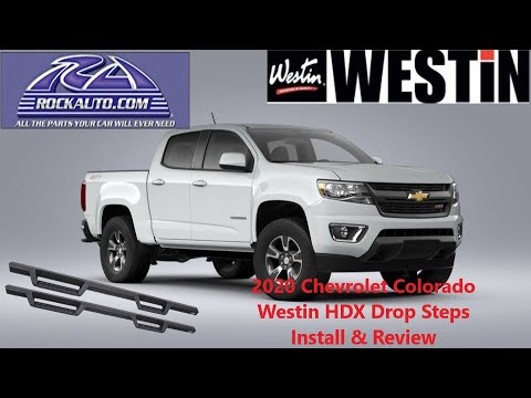 2020 Chevrolet Colorado Westin HDX Drop Steps Install and Review