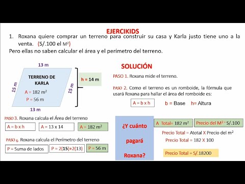 Romboide: Área y Perímetro - Súper fácil 📚