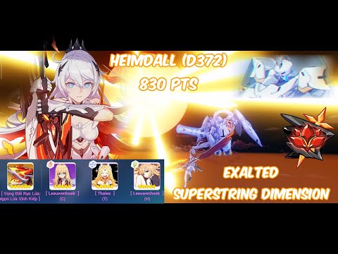 HI3 SEA - [Red Lotus Exalted] Heimdall (D372) 830 Pts - HOF(1/4) AE VK(No Turg) Fuxi Elf