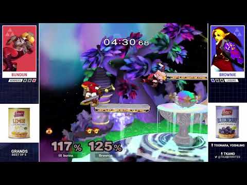 Beginner Beatdown 63 Grand Finals - Bundun (Sheik) Vs. Brownie (Link) SSBM