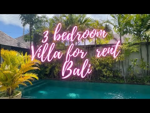 3 BEDROOM VILLA FOR RENT IN BALI, UMALAS