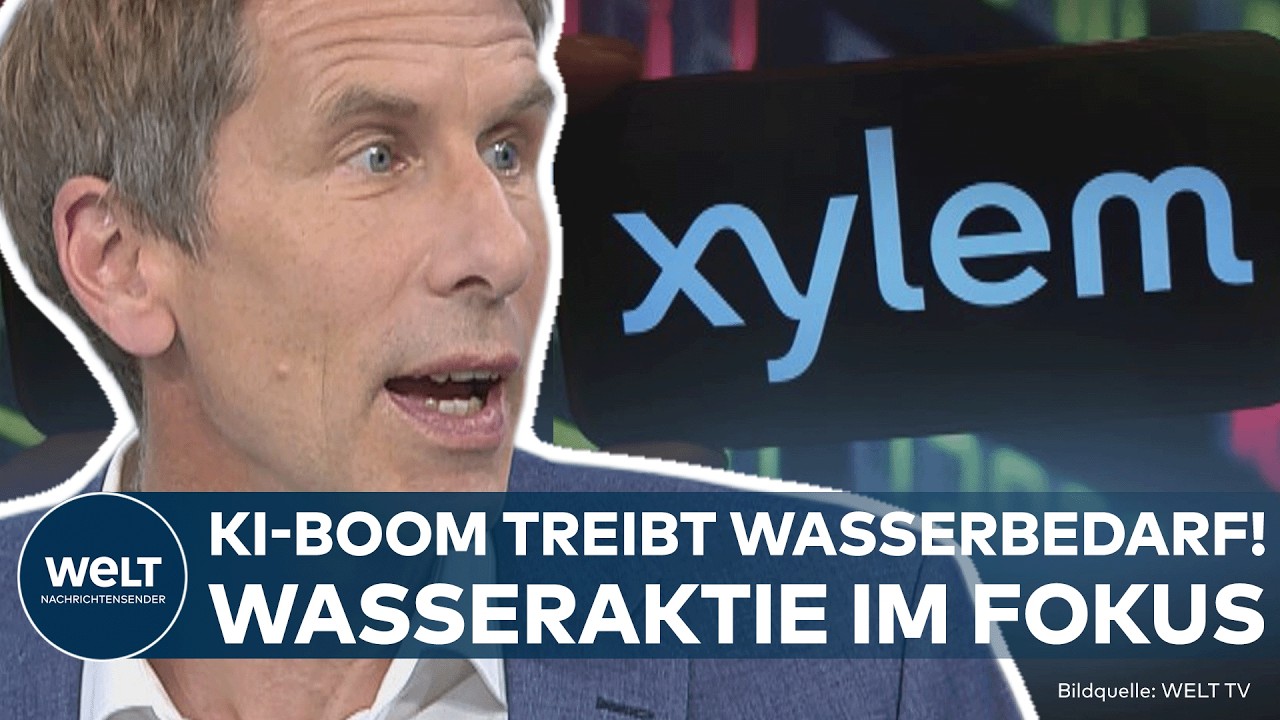 KI-BOOM: „Für eine KI braucht man auch Wasser!“ – Wasseraktie Xylem rückt in den Fokus!