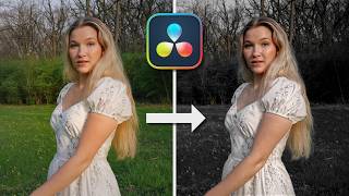 Black Tone Look in DaVinci Resolve erstellen | Tutorial Deutsch