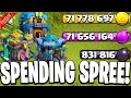 Spending Millions of Loot on 3 Accounts! - Clash of Clans