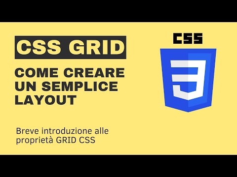 Come creare un layout con le proprietà Grid di CSS
