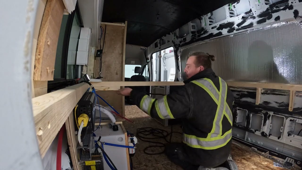 VanBuild Day 16: Building Our Dream Van Helene with Getavan | Van Build Journey Continues! Mar 26