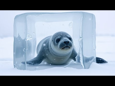 🧊 Frozen Alive: The Race to Save a Baby Seal Trapped in Ice | True Wildlife Rescue Story ❄️