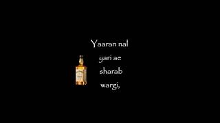 Yaaran Naal Yaari Sandeep Brar Ft. Kulwinder Billa ( Punjabi Lyrics )(whatsapp status) | Latest 2019