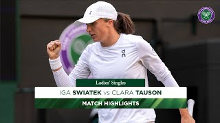 Download lagu Flying into the Quarter-Final | Iga Swiatek vs Clara Tauson | Highlights | Wimbledon 2025 mp3
