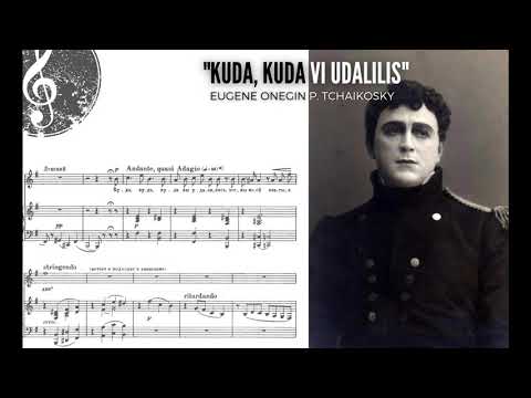 "Kuda, kuda vi udalilis" Eugene Onegin, P. Tchaikovsky - Leonid Sobinov (1910) Score in russian!