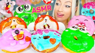 Download lagu ASMR EATING DONUTS, DESSERT, COLORFUL CAKE, SWEET FOOD, 디저트 먹방, 컬러 먹방 (NO TALKING) MUKBANG 먹방 mp3