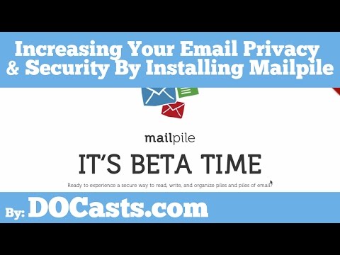 Increasing Email Privacy & Security By Installing Mailpile | DOCasts | Digital Ocean Screencasts |
