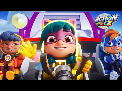 Pterodaktylus-Probleme  | Action Pack Deutsch | Superhelden-Zeichentrickfilme für Kinder