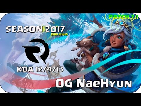 Taliyah [ Patch 7.1 ] - OG NaeHyun - EUW SoloQ KDA 12/4/13