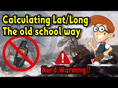 Calculating Lat/Long using the sun, stars and a watch.