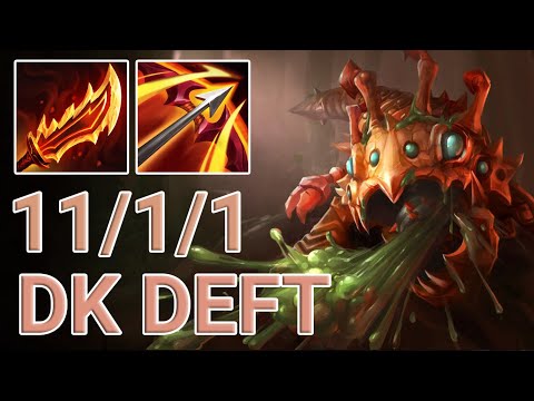 DK Deft Kog'Maw ADC VS Zeri | KR Challenger Patch 13.10