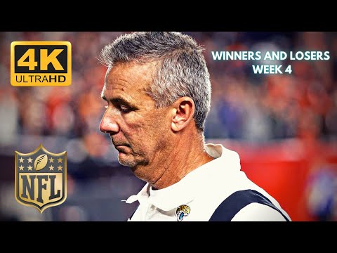 URBAN MEYER CAUGHT IN 4K! | Winners And Losers Of NFL Week 4 | Bubba Lutz Sports Podcast